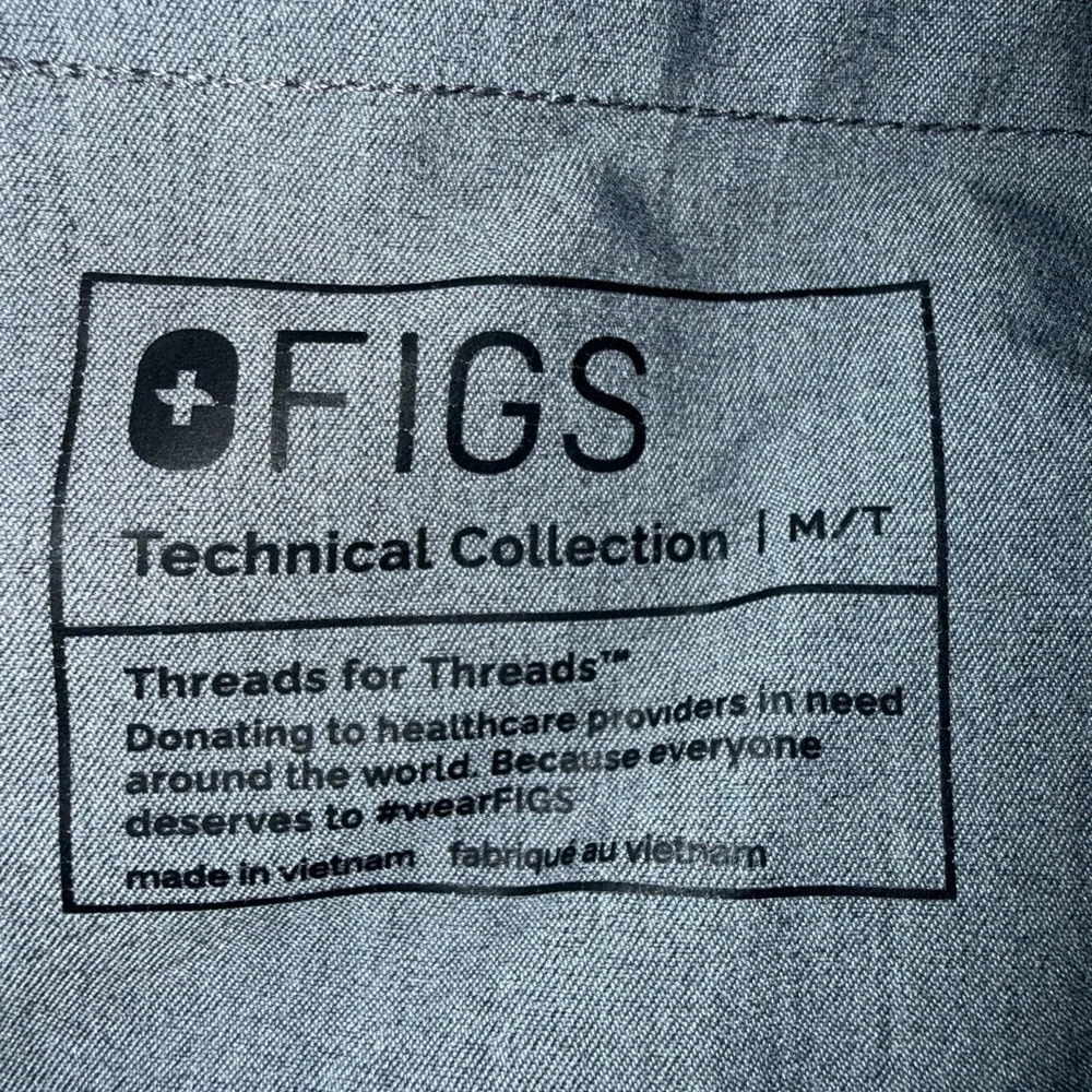 Figs Axim Cargo Scrub Pants Graphite Gray sz Medium Tall T2001T